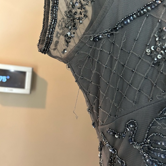 Pissarro Nights Ash Blue Sequin Gown - Picture 10 of 14